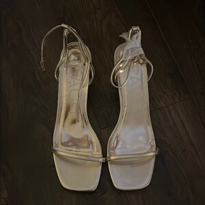 Elegant Gold Women's Heels